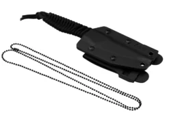 ANV Knives P100 Sleipner Cerakote, Black Paracord, P100-037, Black Kydex Sheath, Neck Knife -Wild Hauer Verkäufe ANVP100 037 06 anv scaled