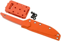 Amare Knives Pocket Peak Fixed, Stonewash Orange G10, Feststehendes Messer -Wild Hauer Verkäufe AS PPF OR 08 amare knives scaled