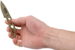 ESEE Candiru Dark Earth CAN-DE Halsmesser Mit Schwarzer Scheide + Gürtelclip -Wild Hauer Verkäufe EE CAN DE 05 esee knives v201901 scaled