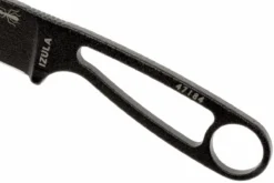 ESEE Izula Schwarz IZULA-B Halsmesser Inkl. Schwarze Scheide + Gürtelclip -Wild Hauer Verkäufe EE IZULA B 05 esee knives izula black ee izula b d3