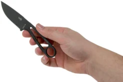 ESEE Izula Tactical Gunsmoke IZULA-TG-B Halsmesser Mit Schwarzer Scheide, Griffteilen Und Gürtelclip -Wild Hauer Verkäufe EE IZULA TG 03 esee knives scaled