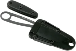 ESEE Izula Tactical Gunsmoke IZULA-TG-B Halsmesser Mit Schwarzer Scheide, Griffteilen Und Gürtelclip -Wild Hauer Verkäufe EE IZULA TG 05 esee knives scaled