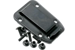 ESEE Izula Tactical Gunsmoke IZULA-TG-B Halsmesser Mit Schwarzer Scheide, Griffteilen Und Gürtelclip -Wild Hauer Verkäufe EE IZULA TG 06 esee knives scaled