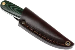 EnZo Necker 70, Micarta Grün, Lederholster 9804 -Wild Hauer Verkäufe ENZ 9804 07 enzo necker 70 enz 9804 07