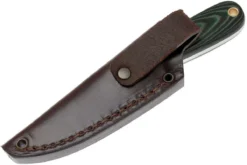 EnZo Necker 70, Micarta Grün, Lederholster 9804 -Wild Hauer Verkäufe ENZ 9804 08 enzo necker 70 enz 9804 08
