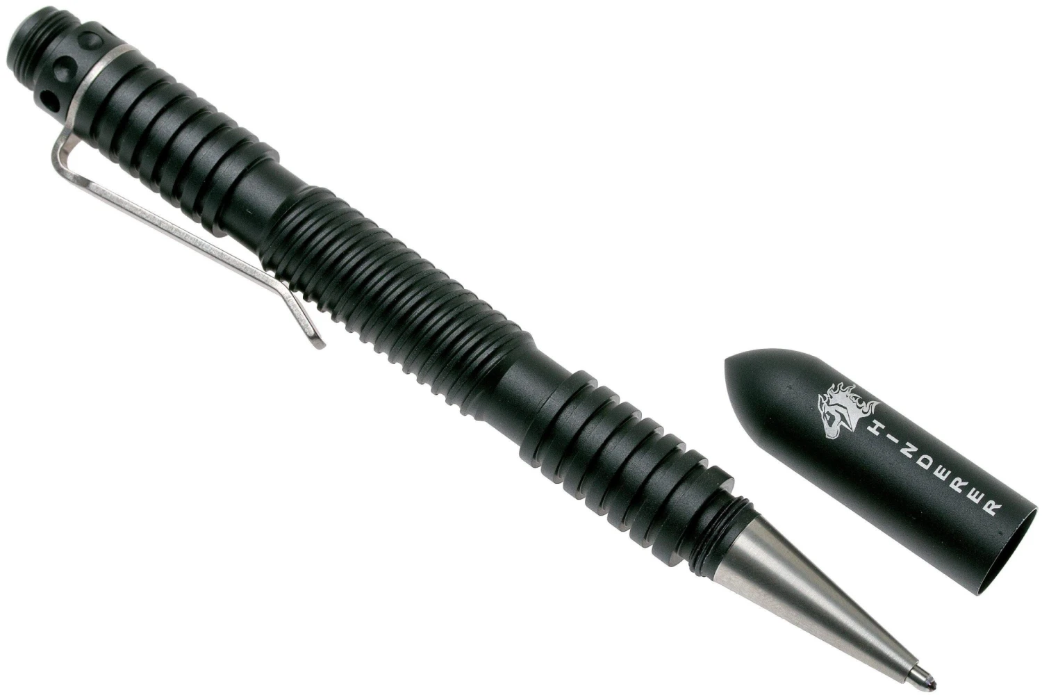 Rick Hinderer Extreme Duty Spiral Pen Aluminum, Mattschwarzer Taktischer Stift 2 Rick Hinderer Extreme Duty Spiral Pen Aluminum, Mattschwarzer Taktischer Stift – Bild 2