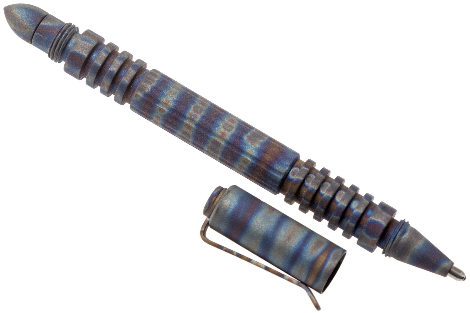 Rick Hinderer Investigator Pen Titanium Flamed, Taktischer Stift 2 Rick Hinderer Investigator Pen Titanium Flamed, Taktischer Stift – Bild 2