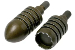 Rick Hinderer Extreme Duty Modular Kubotan Pen Deluxe Set Battled FDE Aluminium, Modularer Taktischer Stift -Wild Hauer Verkäufe HRK KUBADEX AL BFDE 03 rick hinderer knives scaled