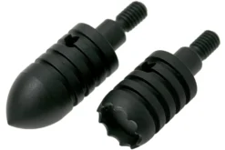 Rick Hinderer Extreme Duty Modular Kubotan Pen Deluxe-Set Mattschwarz, Taktischer Stift -Wild Hauer Verkäufe HRK KUBADEX AL MB 03 rick hinderer knives scaled