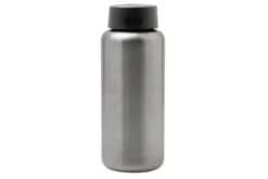 Klean Kanteen Wide 1009495 Loop Cap Brushed Stainless Trinkflasche, 1180 Ml