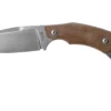 LionSteel H2 Drop Point CVN Natural Canvas Micarta Feststehendes Messer, Tommaso Rumici Design