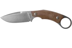 LionSteel H2 Drop Point CVN Natural Canvas Micarta Feststehendes Messer, Tommaso Rumici Design