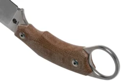 LionSteel H2 Drop Point CVN Natural Canvas Micarta Feststehendes Messer, Tommaso Rumici Design -Wild Hauer Verkäufe LI H2 CVN 04 lionsteel scaled