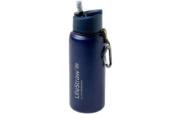 LifeStraw Go Stainless Steel Isolierte Trinkflasche Mit Filter, Blau