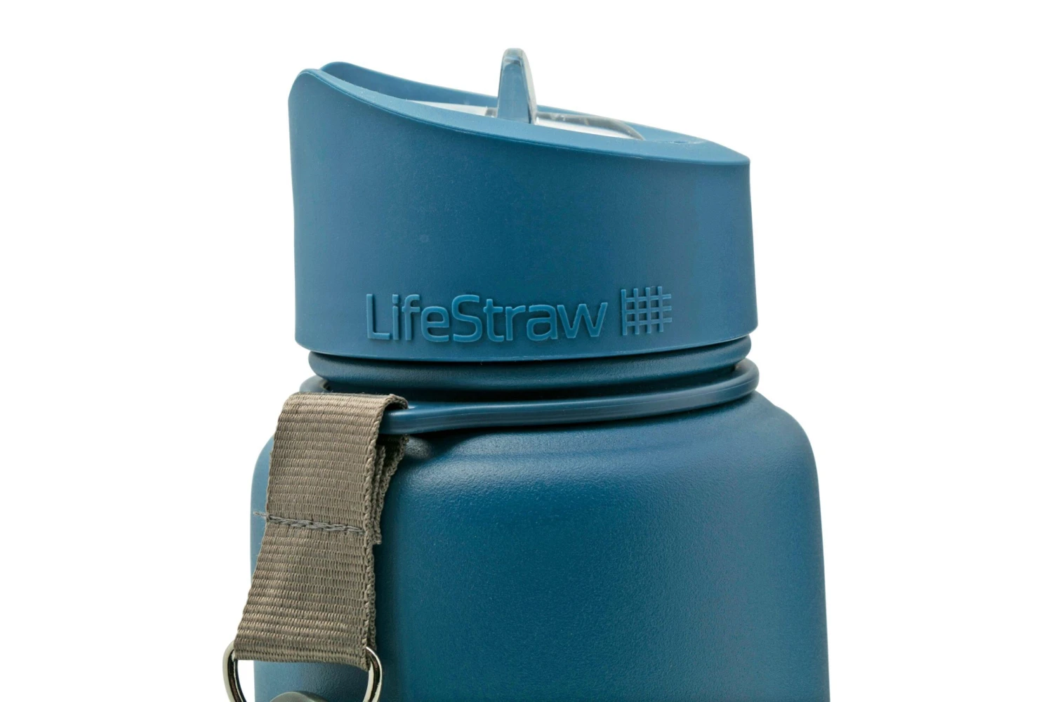 LifeStraw Go Stainless Steel Medium Blue Isolierte Trinkflasche Mit Filter, Blau 2 LifeStraw Go Stainless Steel Medium Blue Isolierte Trinkflasche Mit Filter, Blau – Bild 2