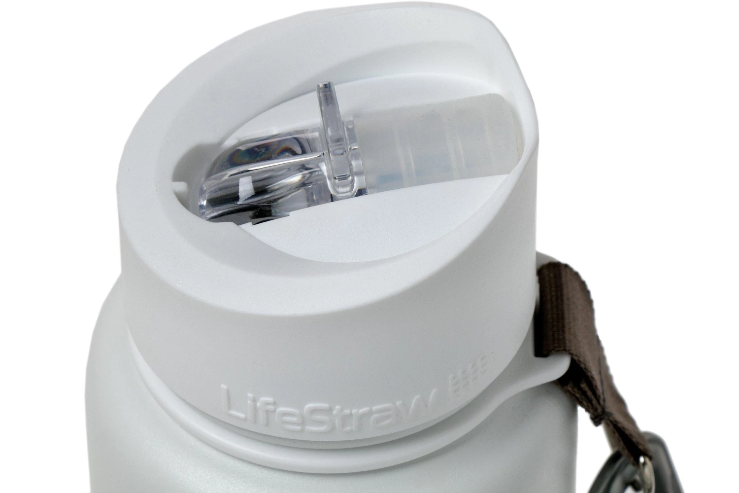 LifeStraw Go Stainless Steel Isolierte Trinkflasche Mit Filter, Weiß 3 LifeStraw Go Stainless Steel Isolierte Trinkflasche Mit Filter, Weiß – Bild 3