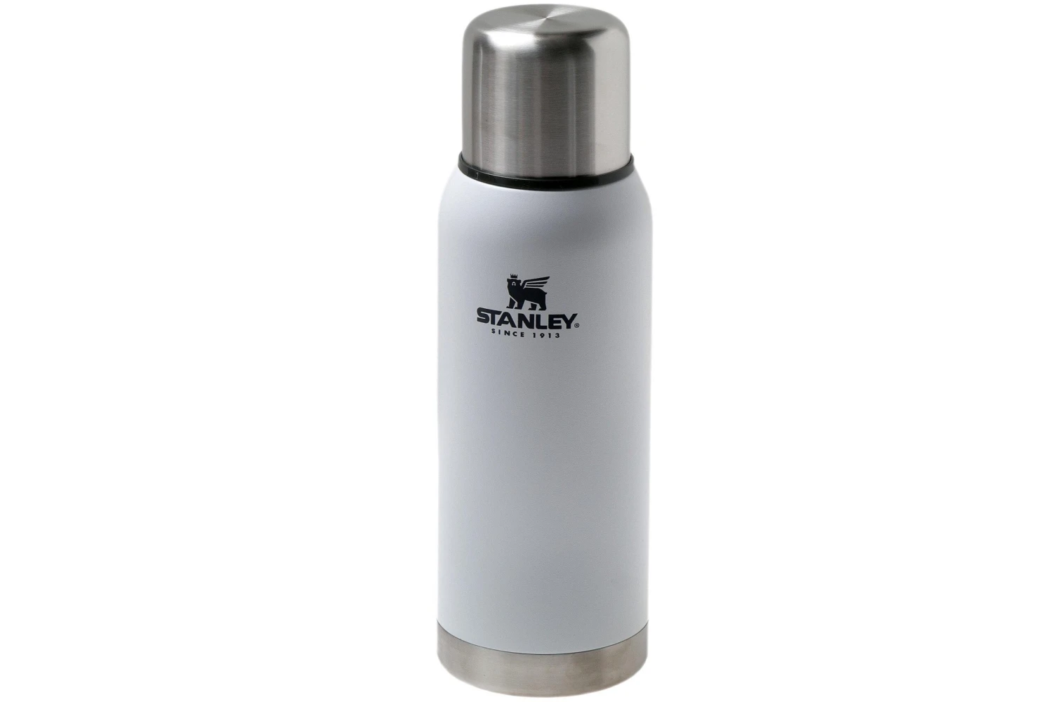 Stanley The Stainless Steel Vacuum Bottle 1L, Weiß, Thermosflasche 1 Stanley The Stainless Steel Vacuum Bottle 1L, Weiß, Thermosflasche