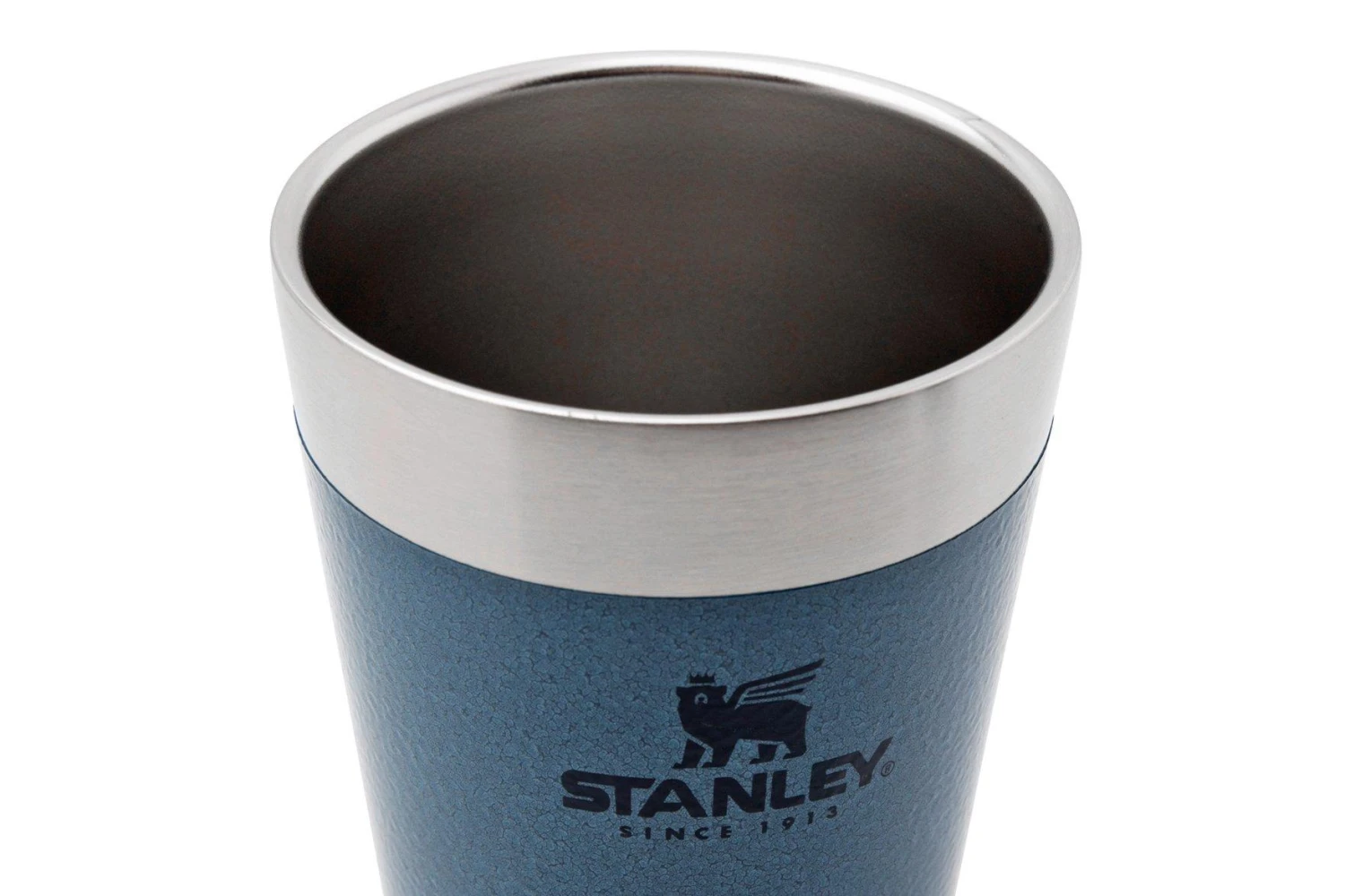 Stanley The Adventure The Stacking Beer Pint 470 Ml, Hammertone Lake, Thermosbecher 2 Stanley The Adventure The Stacking Beer Pint 470 Ml, Hammertone Lake, Thermosbecher – Bild 2