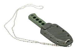 QSP Knife Canary QS141-C2 Blackwashed, Black Green G10, Halsmesser -Wild Hauer Verkäufe QS141 C2 06 qsp scaled