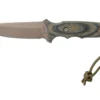 Spartan Blades Harsey TT Tactical Trout, FDE/CAMO W/Kydex TAN, Feststehendes Messer