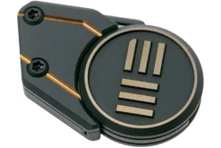 WE Knife Quark WE20021-1 Halsmesser, Gold, Ostap Hel Design -Wild Hauer Verkäufe WKWE20021 1 03 we knife scaled