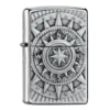 Zippo Compass Emblem 2005350, Brushed Chrome, Feuerzeug