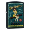 Zippo Cigar Girl Design Schwarz Matt 218-076647, Feuerzeug