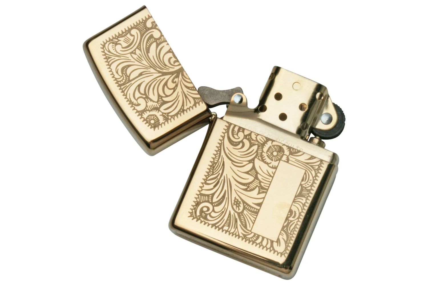 Zippo Venetian Brass 60000814 Messing, Feuerzeug 3 Zippo Venetian Brass 60000814 Messing, Feuerzeug – Bild 3