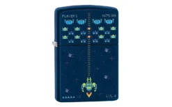 Zippo Pixel Game Design Navy Matte 49114-000002, Feuerzeug