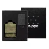 Zippo Tactical Green Pouch And Black Crackle Windproof 49400-000002, Feuerzeug-Geschenkset