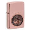 Zippo Tree Of Life Emblem High Polish Rose Gold 49638-000002, Feuerzeug