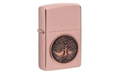 Zippo Tree Of Life Emblem High Polish Rose Gold 49638-000002, Feuerzeug